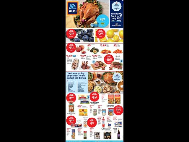 Aldi Weekly Ad November 13 – November 19, 2024