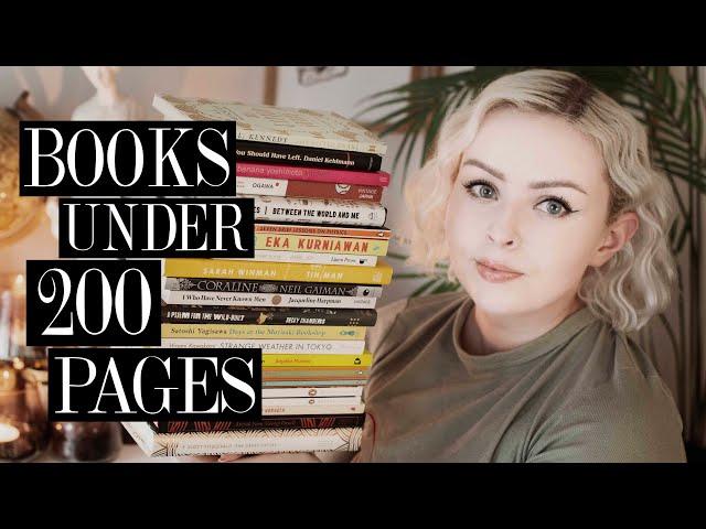 Book Recs Under 200 Pages  | The Book Castle | 2024