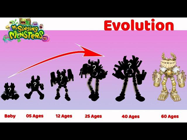 My Singing Monsters's Growing Up Journey : EPIC WUBBOX (Gold Island | All  MSM Monsters Evolution