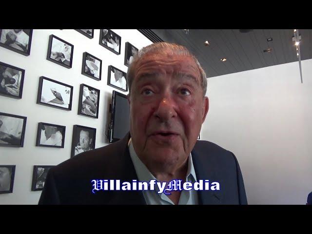 BOB ARUM CRITICAL OF DAZN "I DON'T THINK EDDIE HEARN UNDERSTANDS THE AMERICAN MARKET AT ALL"