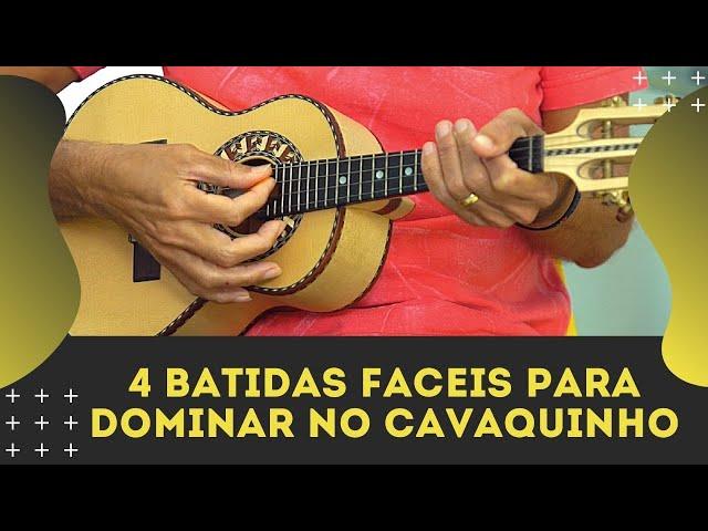 4 Batidas Fáceis Para Você Dominar no Cavaquinho - Aula de Cavaquinho com o Professor Damiro