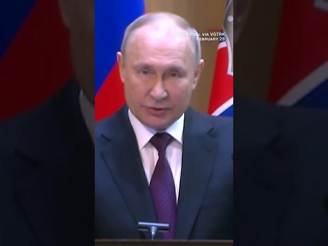 Putin admits to 'losses in our ranks' in speech to Russian security officials