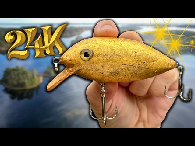 FISHING WITH 24k GOLD LURE - MOST EXPENSIVE LURE IN SWEDEN?