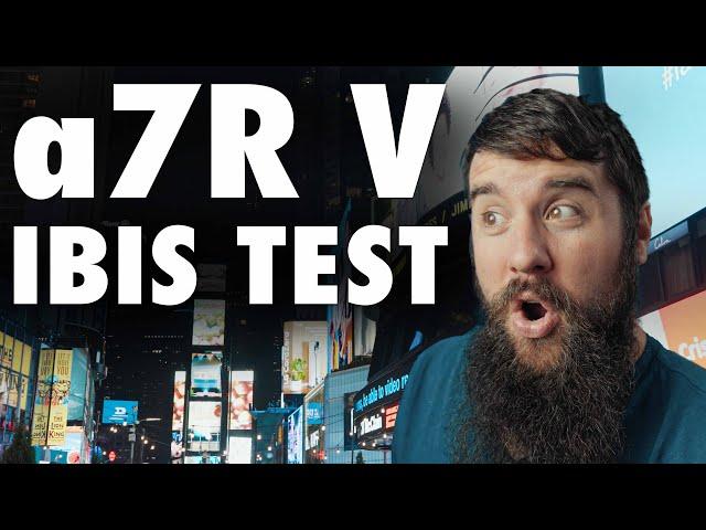 THROW AWAY Your Gimbal?!  Sony a7R V IBIS Test with @TaylorJacksonPhoto