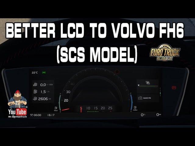 [ETS2 v1.53] Better LCD TO FH6 + Black GPS + Blind Sensor v1.1F