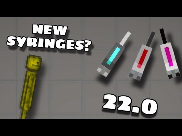 NEW SYRINGES!!! (Concept) | Melon Playground