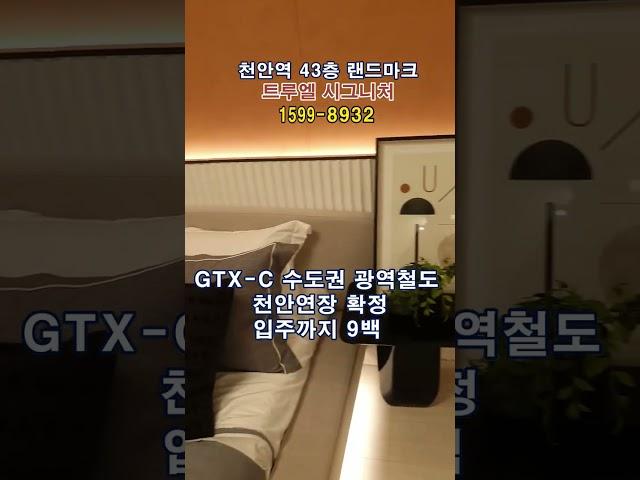 GTX-C 천안역연장 확정 / 트루엘 시그니처 천안역