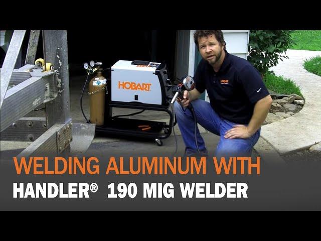 Hobart Handler 190 MIG Welder w/Spool Gun Product Demonstration