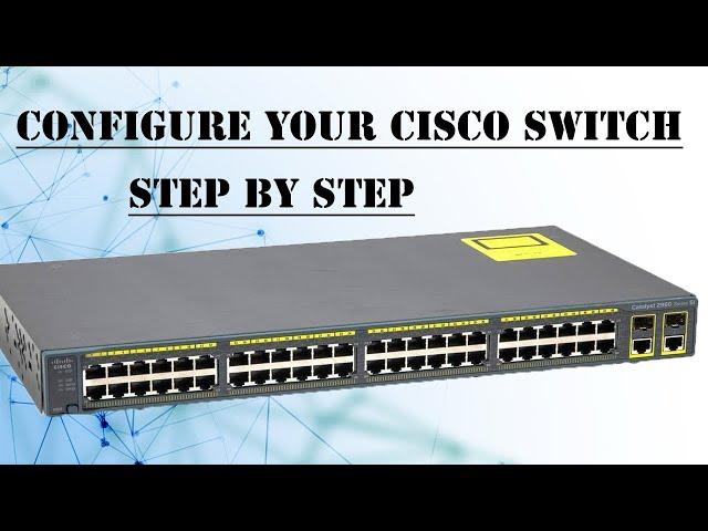 Cisco Switch basic Configuration Step by Step for Beginners - Youtube