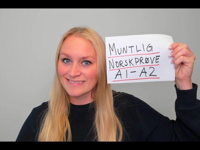 Video 752 Muntlig norskprøve A1-A2 nivå