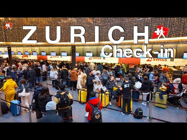 Zurich Airport: So Many Passengers Today, Everyone is Departing! 