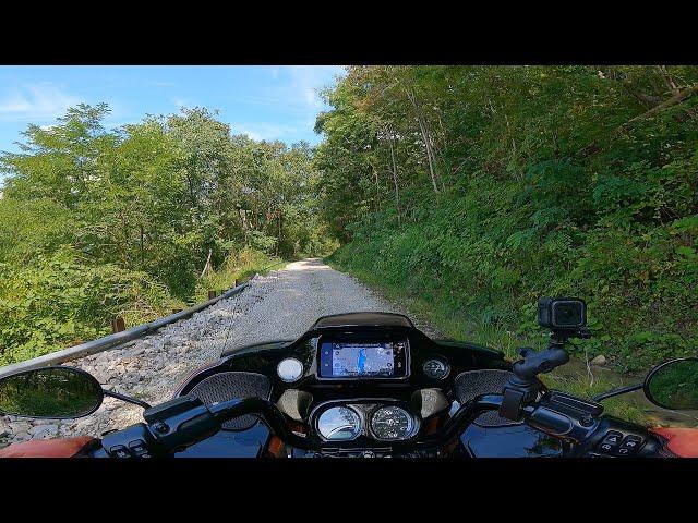 Gravel Road on a heavy Harley-Davidson | What was I thinking?