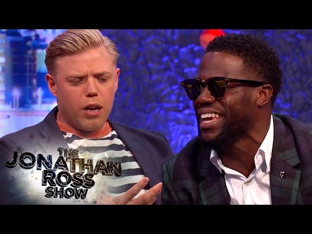 Rob Beckett's Baby Carrying Comparison Has Kevin Hart in Stitches! | The Jonathan Ross Show