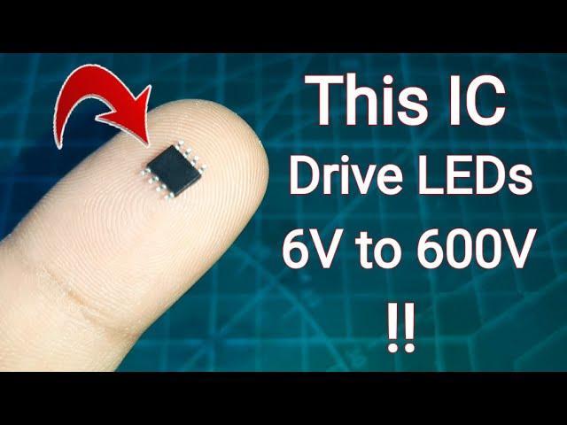 Constant Current LED Driver With Single IC RM9003 (6V to 600V)