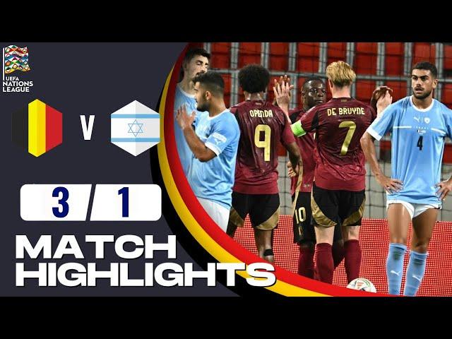 Belgium vs Israel | 3-1 | Highlights | UEFA Nations League 2024-25