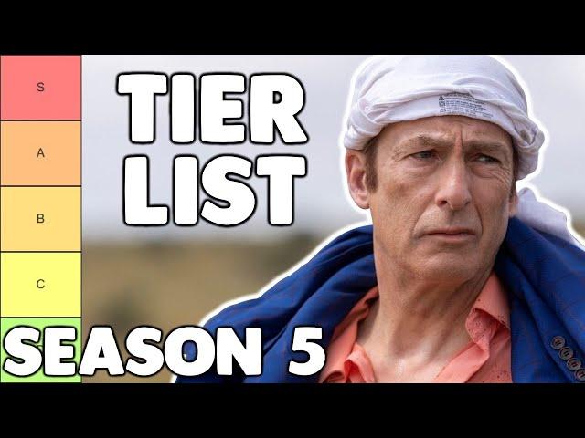 Better Call Saul Season 5 TIER LIST & RECAP - Retrospective