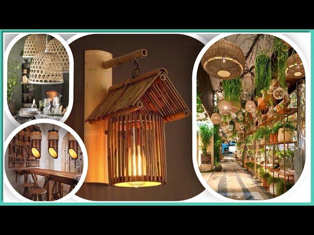 Amazing Creative Bamboo And  Handmade designer Bamboo Lamps/Cam Garden