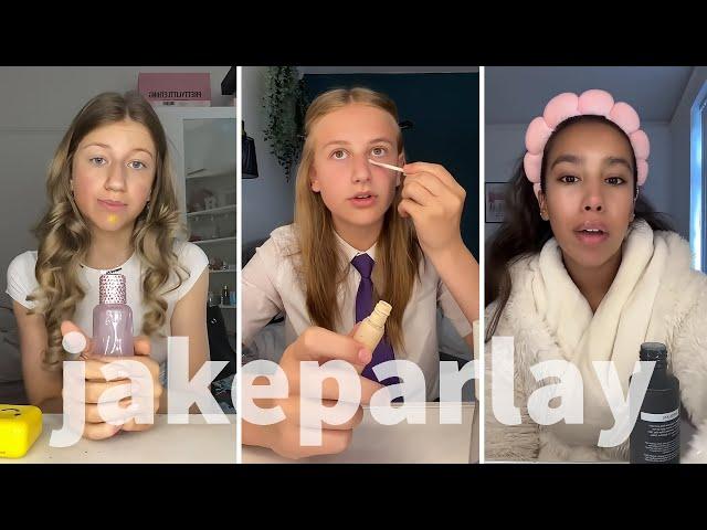 Makeup Tutorial Tiktok Compilation - GRWM  ( Get Ready With Me ) ️(Skincare, Makeup, Outfits) 790