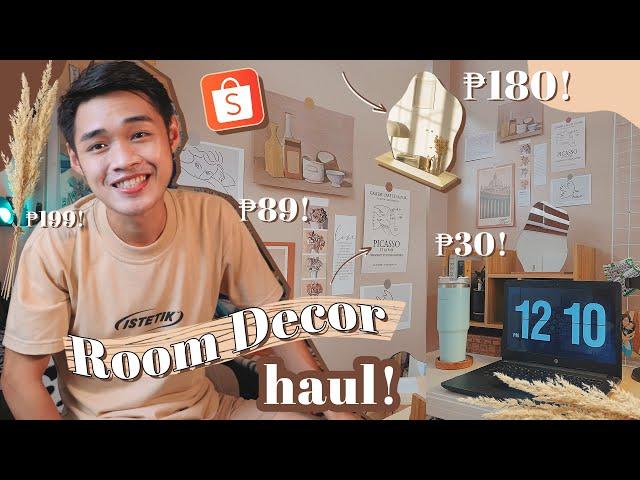 the BEST Affordable Shopee Room Haul! : Decor, Organizers, Etc.