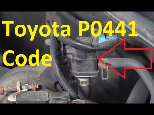 Causes and Fixes Toyota P0441 Code Evaporative Emission Control System Incorrect Purge Flow