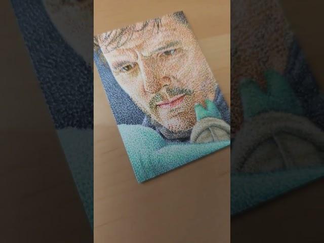 Wow #pedropascal #art #progress #sketchcard #artist #time #howtodraw #learntodraw #letsdraw #shorts