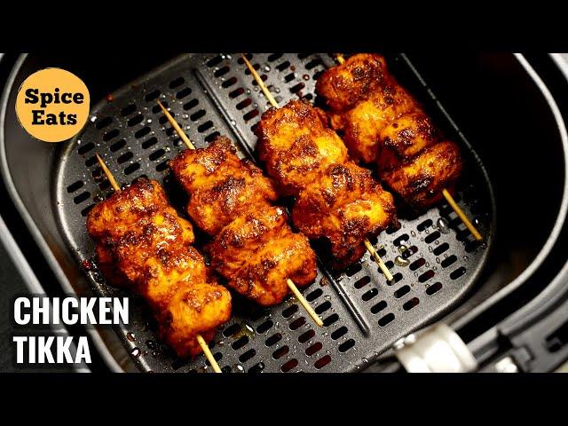 AIR FRYER CHICKEN TIKKA | RESTAURANT STYLE CHICKEN TIKKA IN AIR FRYER