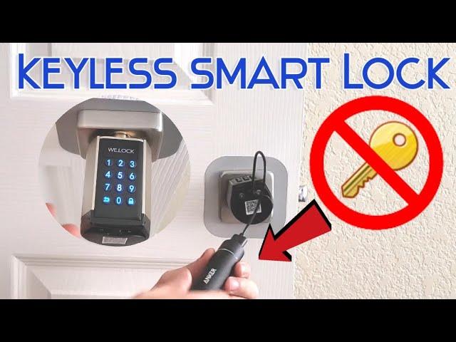 WeLock Smart Keyless Door Lock  with unique battery backup!!!