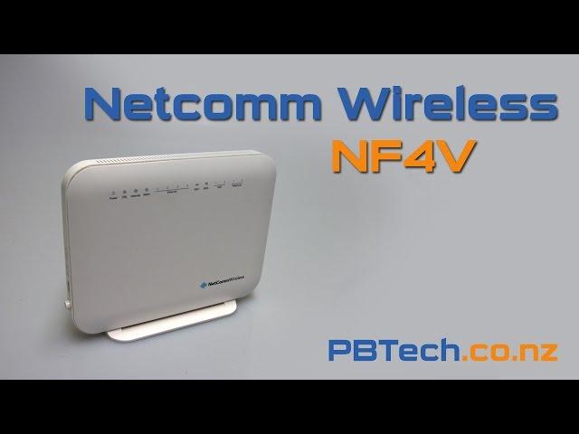 Netcomm Wireless NF4V VDSL/ADSL WiFi Gigabit Modem Router Review in 60 seconds (NF4V)