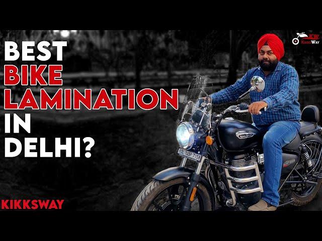 Best Bike Lamination in Delhi | Meteor 350 | Royal Enfield | Karol Bagh Market | KikksWay