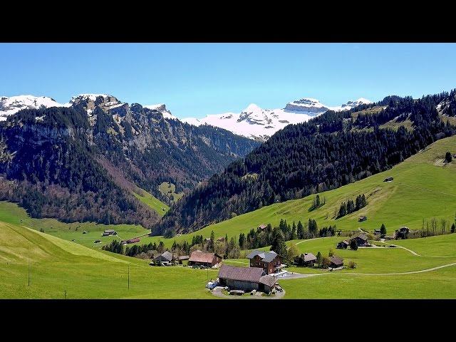 Drone Views of Switzerland in 4k: Zurich-Wollishofen & Oberiberg