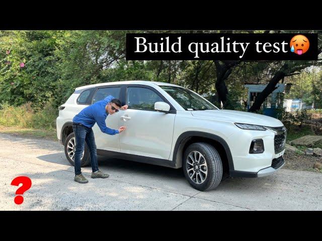 New Grand Vitara Build Quality test | Safety of Grand Vitara |