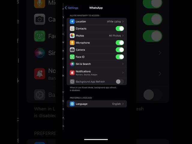 Whatsapp contacts no showing in iphone solved #iphonetips #whatsapperror