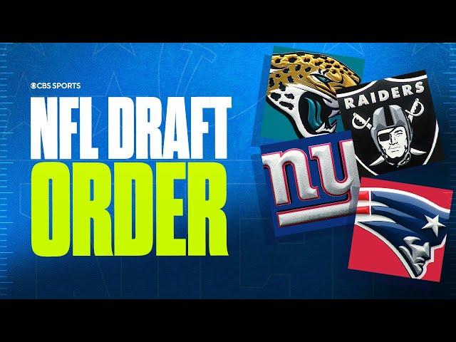 UPDATED 2025 NFL Draft Order: Jags hold first overall pick for third time in 5 seasons