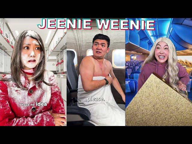 *1 HOUR* Real Flight Stories JEENIE WEENIE TikTok Compilation #2  | Steven He * Ian Boggs