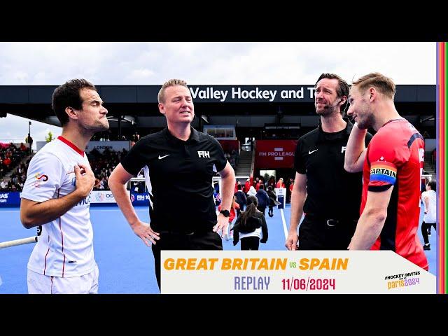 Replay: FIH Hockey Pro League - Great Britain vs Spain (Men) | 11 June 2024