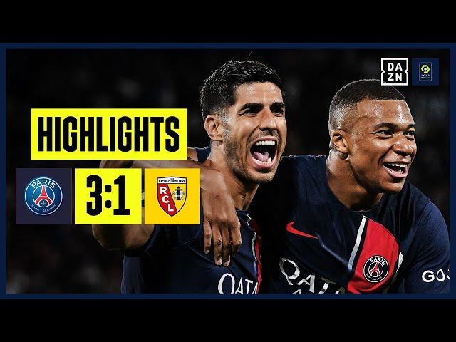 Doppelpack Mbappé! Erster Saisonsieg für PSG gegen Lens?: PSG - Lens | Ligue 1 | DAZN