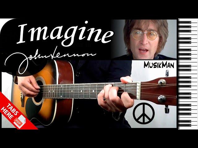 IMAGINE  - John Lennon  / GUITAR Cover / MusikMan N°157