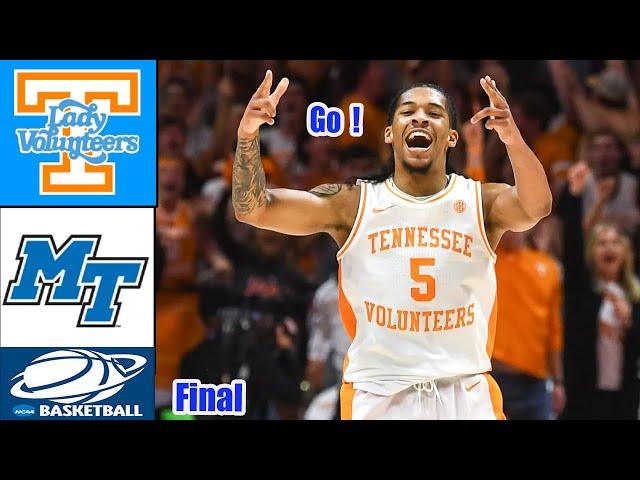 Tennessee vs Middle Tennessee  [ FULL GAME Highlights ] Dec 23, 2024 | College basketball 2024 |NCAA