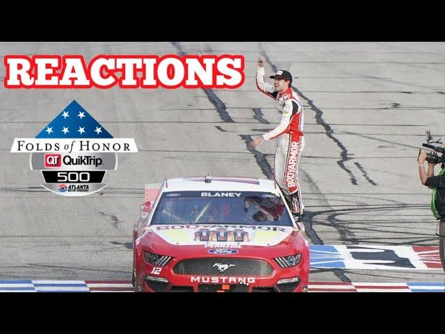2021 Folds of Honor QuickTrip 500 reactions