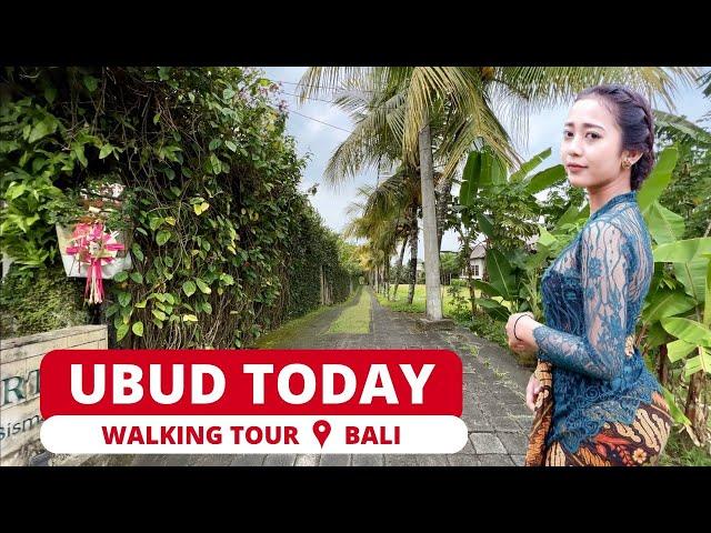 UBUD TODAY City walks  4K Virtual Walking Tour Ubud BALI INDONESIA. Bali 2023 Travel Vlog