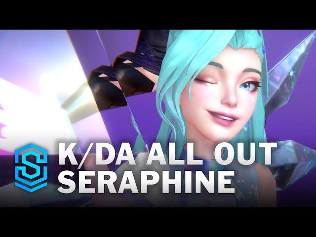 K/DA ALL OUT Seraphine Wild Rift Skin Spotlight