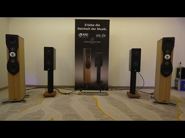 KAD Audio K7 Actice Loudseakers / Lehr Audio Solutions / aie.de - hifideluxe Munich 2024