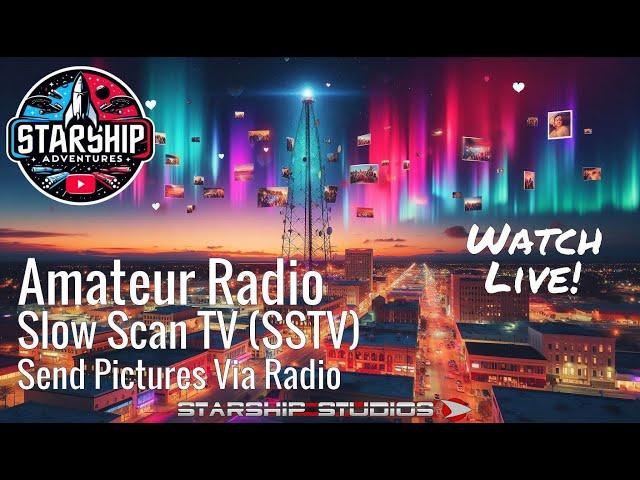 LIVE SSTV Broadcast: Watch Slow Scan TV Images Come in on 20 Meters!  Amateur Radio MMSSTV