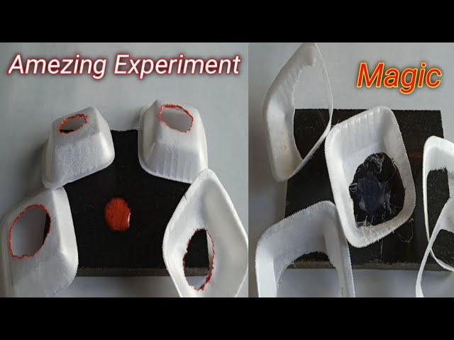 Experiment of Thermocol plates and Petrol