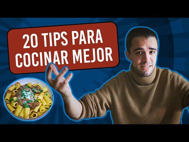 20 consejos para cocineros principiantes