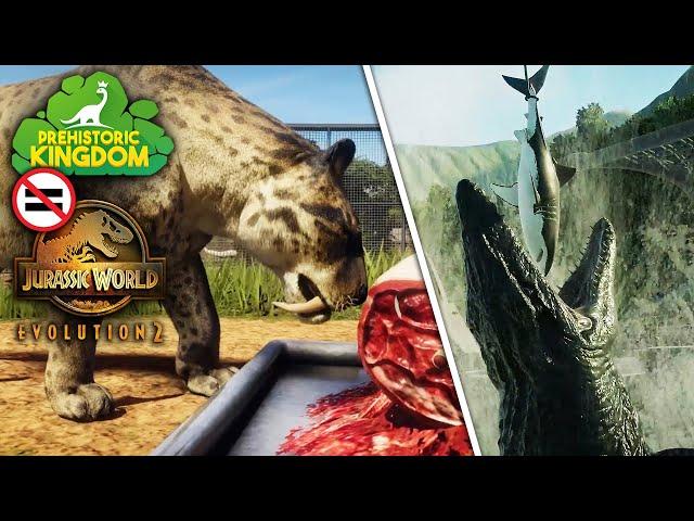 15 DIFFERENCES between Prehistoric Kingdom and Jurassic World Evolution 2