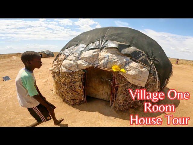 Inside A Desert Family HOME Of Ten!! //African Village Life!! Turkana House!!