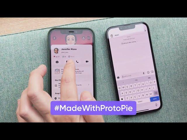 How to Prototype Snapchat Inspired Messaging App with ProtoPie