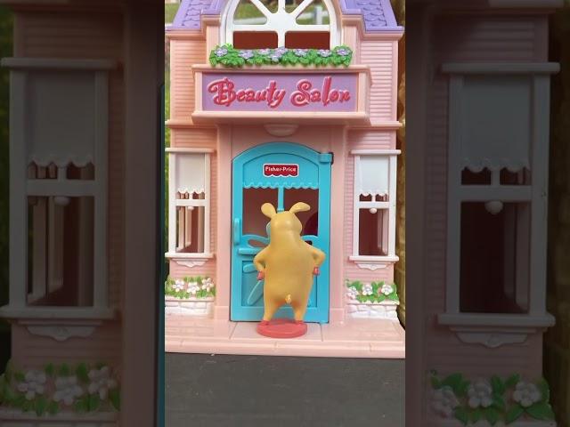 The Beauty Shop ️- Masha and the Bear - Original Stop Motion Short - toys & stories