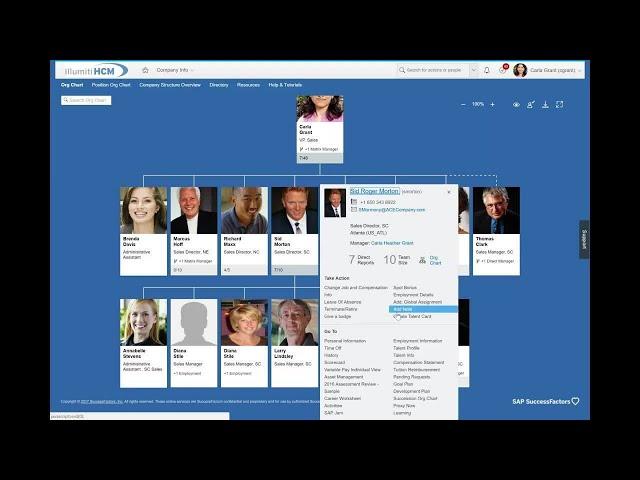 Welcome to SAP SuccessFactors Employee Central: Demo